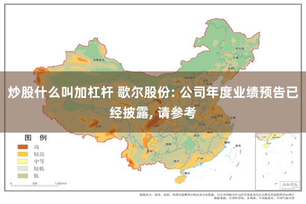 炒股什么叫加杠杆 歌尔股份: 公司年度业绩预告已经披露, 请参考